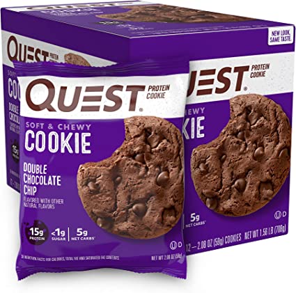 QUEST PROTIEN COOKIE DOUBLE CHOCLATE CHIPS