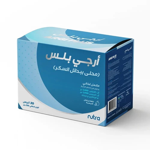 أرجي بلس 30 كيس – إل كارنيتين وإل أرجينين | Argi Plus عبوة نيوترا أرجي بلس 30 كيس بنكهة البرتقال – إل كارنيتين وإل أرجينين
